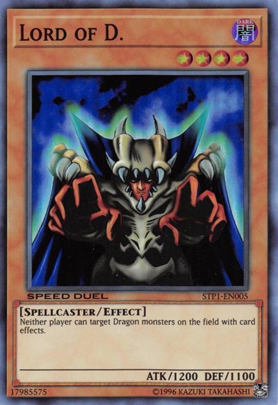 Lord of D. (STP1-EN005) [Speed Duel: Tournament Pack 1]