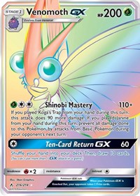 Venomoth GX (Secret) (216/214) [SM - Unbroken Bonds]