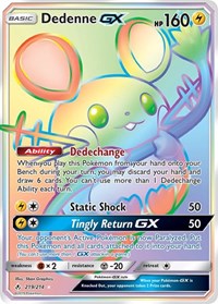 Dedenne GX (Secret) (219/214) [SM - Unbroken Bonds]