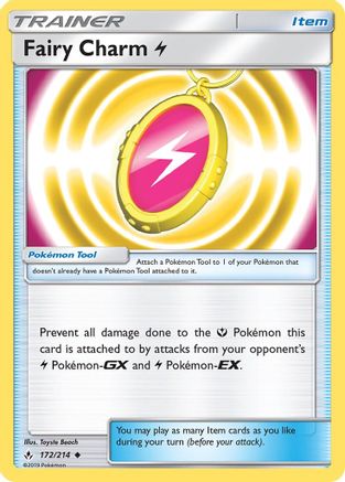 Fairy Charm L 172  - Reverse Holofoil SM  Unbroken Bonds - Uncommon