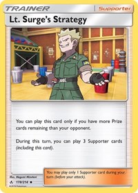 Lt. Surge's Strategy (178/214) [SM - Unbroken Bonds]