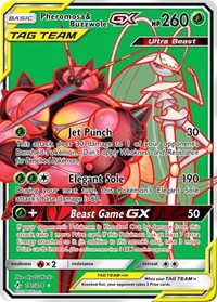 Pheromosa & Buzzwole GX (191) (Full Art) (191/214) [SM - Unbroken Bonds]