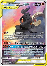 Marshadow & Machamp GX (199) (Full Art) (199/214) [SM - Unbroken Bonds]