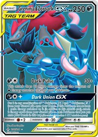 Greninja & Zoroark GX (200) (Full Art) (200/214) [SM - Unbroken Bonds]