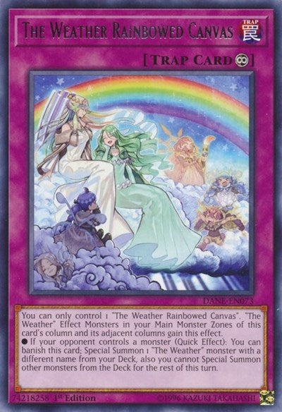 The Weather Rainbowed Canvas (DANE-EN073) [Dark Neostorm]