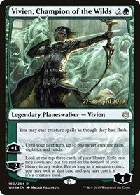 Vivien, Champion of the Wilds (180) [Prerelease Cards]