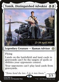 Tomik, Distinguished Advokist (34) [Prerelease Cards]