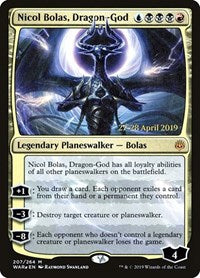 Nicol Bolas, Dragon-God (207) [Prerelease Cards]