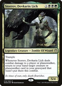 Storrev, Devkarin Lich (219) [Prerelease Cards]