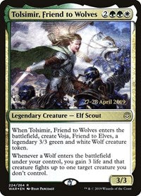 Tolsimir, Friend to Wolves (224) [Prerelease Cards]
