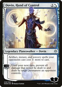 Dovin, Hand of Control (229) [Prerelease Cards]