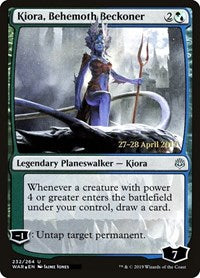 Kiora, Behemoth Beckoner (232) [Prerelease Cards]