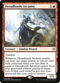 Dreadhorde Arcanist (125) [Prerelease Cards]