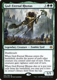 God-Eternal Rhonas (163) [Prerelease Cards]