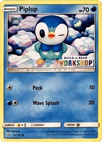 Piplup - 32/156 (Build-A-Bear Workshop Exclusive) (032/156) [Miscellaneous Cards & Products]