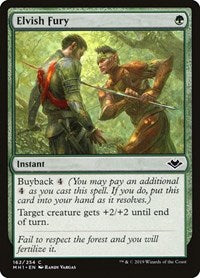 Elvish Fury (162) [Modern Horizons]