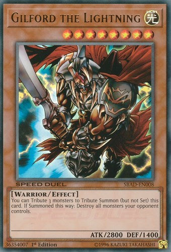 Gilford the Lightning (SBAD-EN008) [Speed Duel: Attack from the Deep]