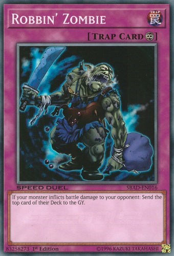 Robbin' Zombie (SBAD-EN016) [Speed Duel: Attack from the Deep]
