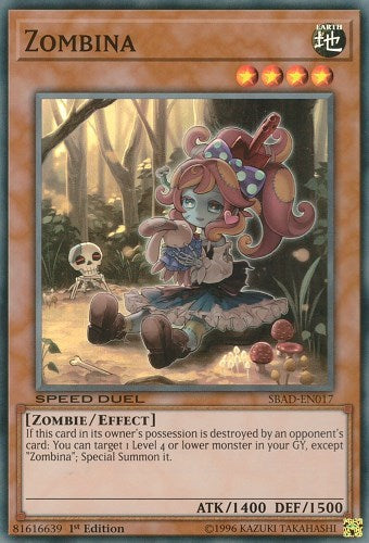Zombina (SBAD-EN017) [Speed Duel: Attack from the Deep]