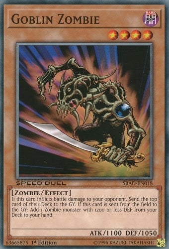 Goblin Zombie (SBAD-EN018) [Speed Duel: Attack from the Deep]
