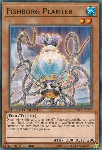 Fishborg Planter (SBAD-EN027) [Speed Duel: Attack from the Deep]