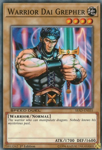 Warrior Dai Grepher (SBAD-EN035) [Speed Duel: Attack from the Deep]