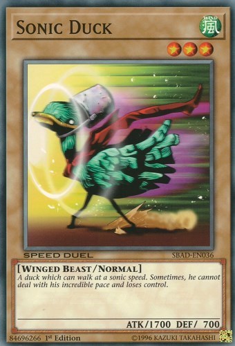 Sonic Duck (SBAD-EN036) [Speed Duel: Attack from the Deep]