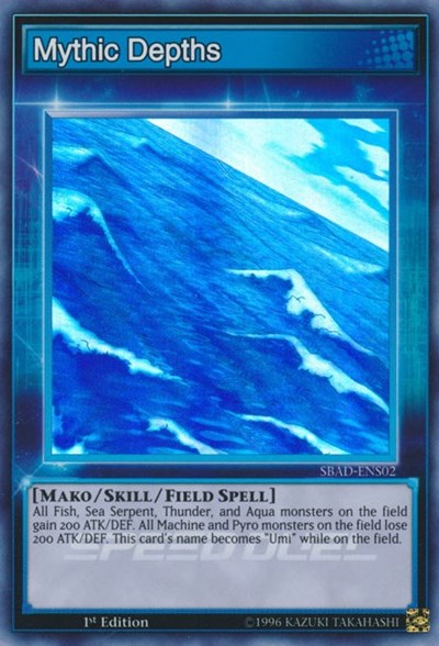 Mythic Depths (SBAD-ENS02) [Speed Duel: Attack from the Deep]