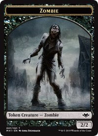Zombie // Bear Double-Sided Token (7 // 11) [Modern Horizons]