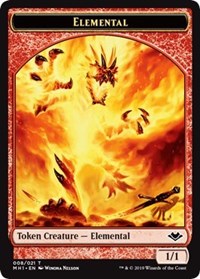 Elemental (008) // Construct Double-Sided Token (8 // 17) [Modern Horizons]