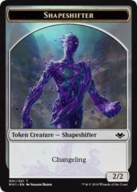 Shapeshifter // Golem Double-Sided Token (1 // 18) [Modern Horizons]