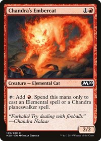 Chandra's Embercat (129) [Core Set 2020]