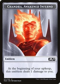 Emblem - Chandra, Awakened Inferno (11) [Core Set 2020]