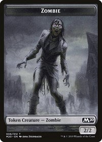 Zombie Token (6) [Core Set 2020]