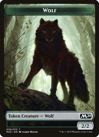 Wolf Token (8) [Core Set 2020]