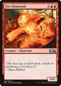 Fire Elemental (138) [Core Set 2020]