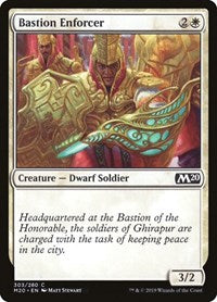 Bastion Enforcer (303) [Core Set 2020]