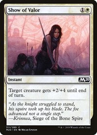 Show of Valor (311) [Core Set 2020]