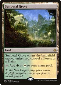 Sunpetal Grove (257) [Promo Pack: Core Set 2020]