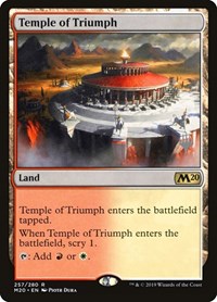 Temple of Triumph (257) [Promo Pack: Core Set 2020]