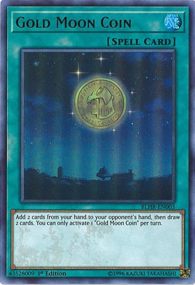 Gold Moon Coin (BLHR-EN003) [Battles of Legend: Hero's Revenge]