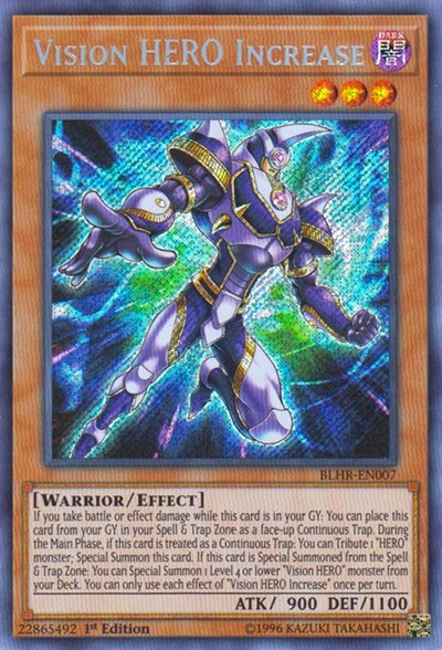 Vision HERO Increase (BLHR-EN007) [Battles of Legend: Hero's Revenge]