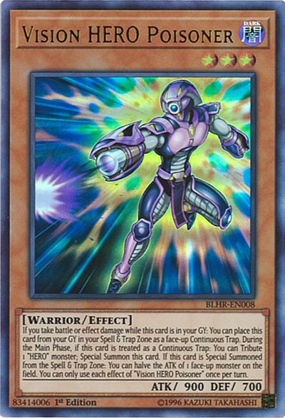 Vision HERO Poisoner (BLHR-EN008) [Battles of Legend: Hero's Revenge]