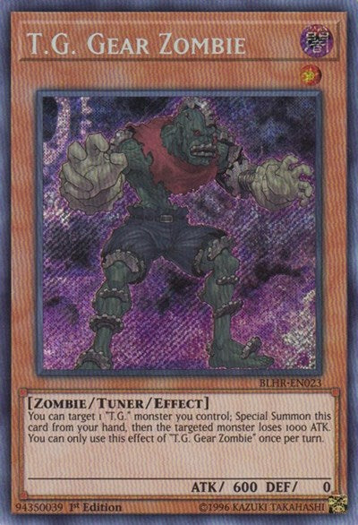 T.G. Gear Zombie (BLHR-EN023) [Battles of Legend: Hero's Revenge]