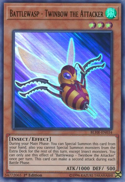 Battlewasp - Twinbow the Attacker (BLHR-EN034) [Battles of Legend: Hero's Revenge]