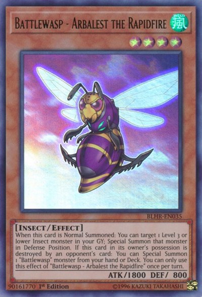 Battlewasp - Arbalest the Rapidfire (BLHR-EN035) [Battles of Legend: Hero's Revenge]