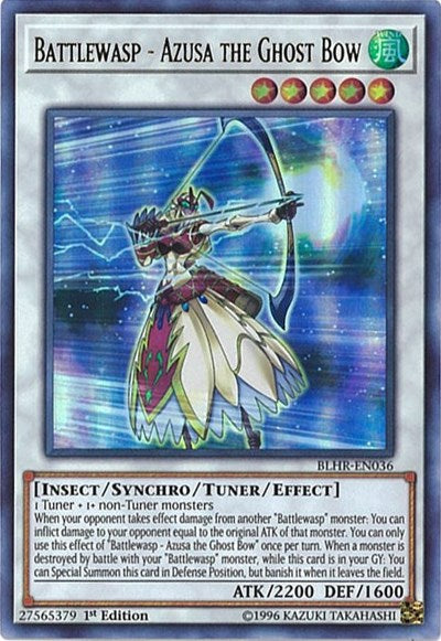 Battlewasp - Azusa the Ghost Bow (BLHR-EN036) [Battles of Legend: Hero's Revenge]