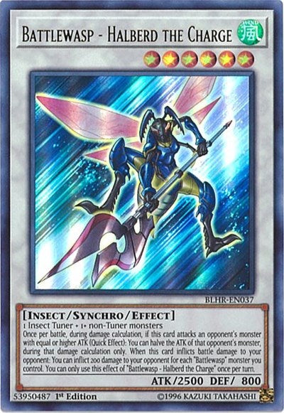Battlewasp - Halberd the Charge (BLHR-EN037) [Battles of Legend: Hero's Revenge]