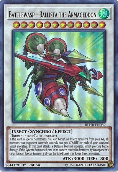 Battlewasp - Ballista the Armageddon (BLHR-EN039) [Battles of Legend: Hero's Revenge]