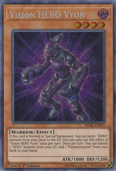 Vision HERO Vyon (BLHR-EN059) [Battles of Legend: Hero's Revenge]